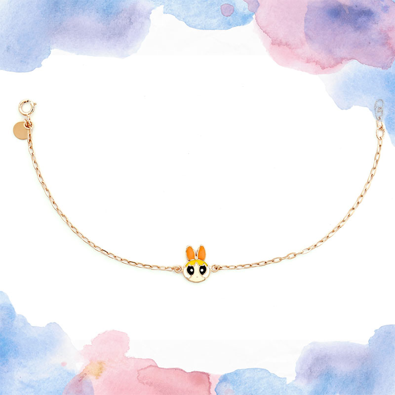 Powerpuff Girls Charm Bracelet - Blossom